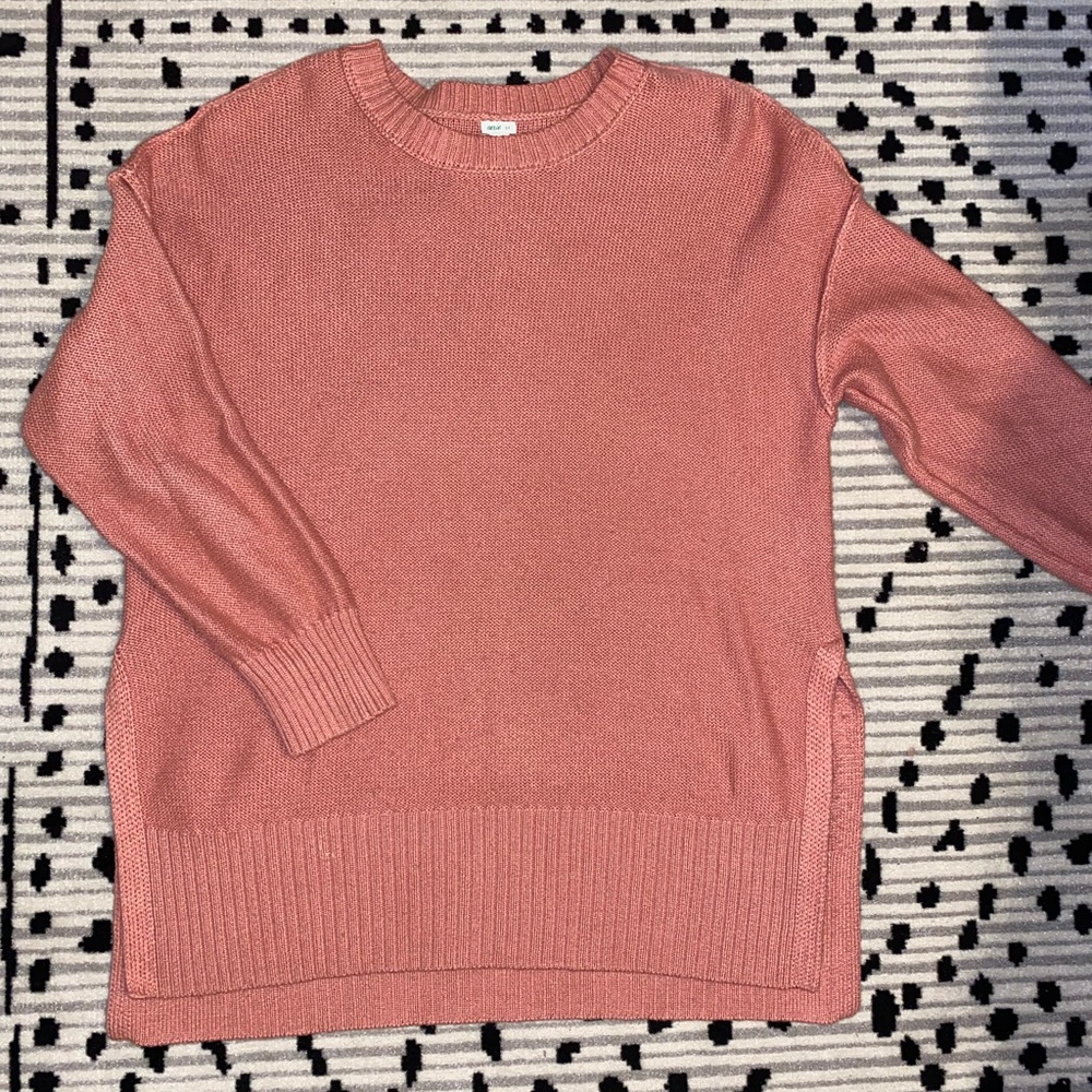 Oversized Pink Sweater